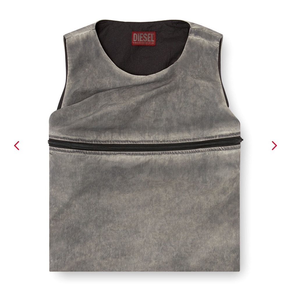 Diesel Charcoal Sleeveless Top